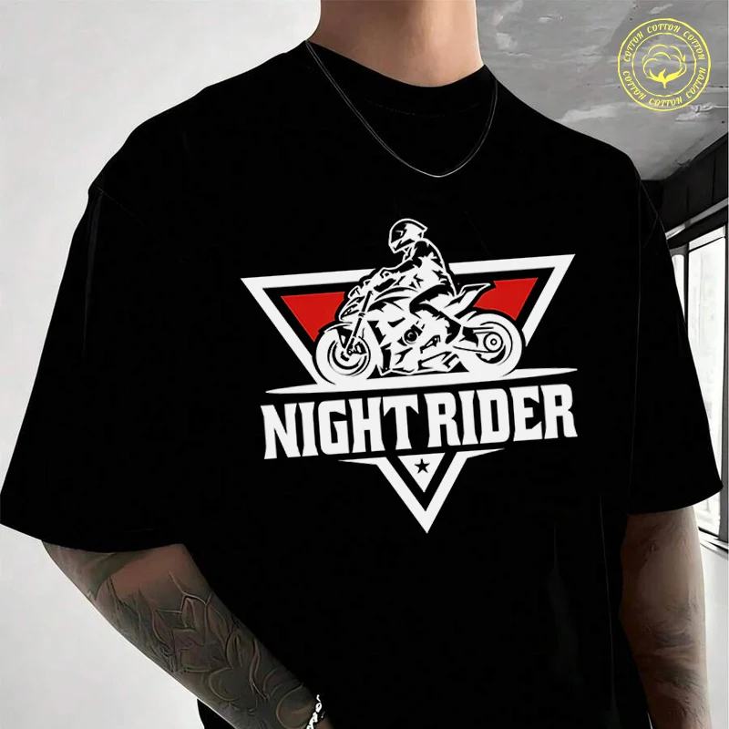 

Men's Moto T-Shirt Biker Riding Motorcycle Fashion Casual Street Style Suitable For Travel And Sports Tee