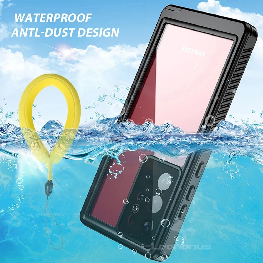 10pcs IP68 Waterproof Case for SAMSUNG Galaxy S22+ S22 S21 Covers Full Sealed Underwater Protective Case for Samsung S22 Ultra