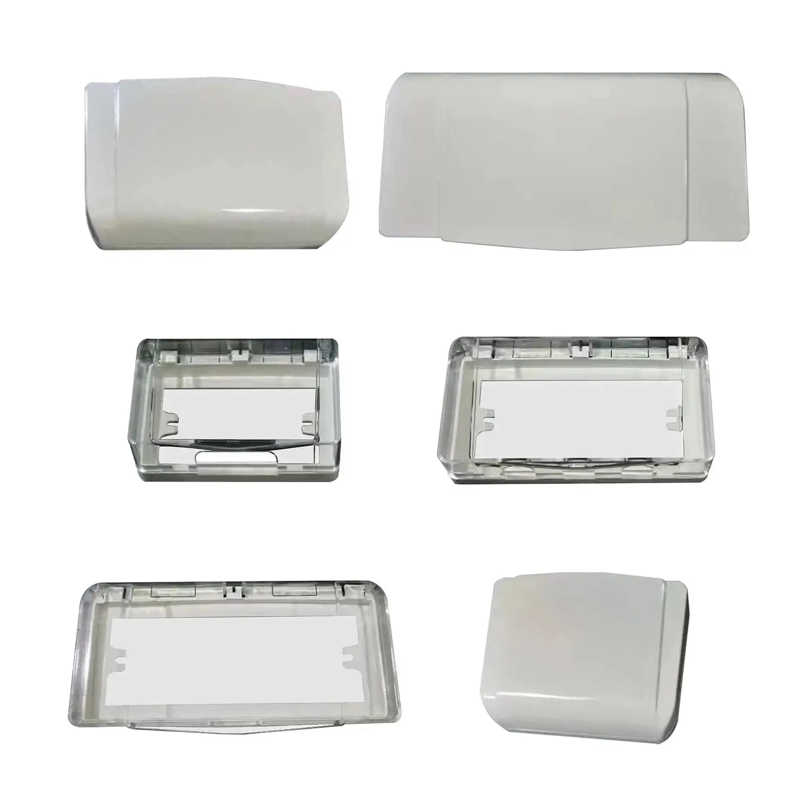 Socket Waterproof Box Flip Weatherproof Cover Durable Switch Outlet Cover for Kitchen Office Restaurant Outdoor Supplies