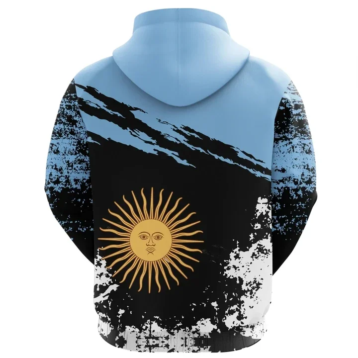 3DPrint Newest Argentina Sport Country Flag Unique Men/Women Cozy Hrajuku Casual Streetwear Hoodie/Zip/Sweatshirt