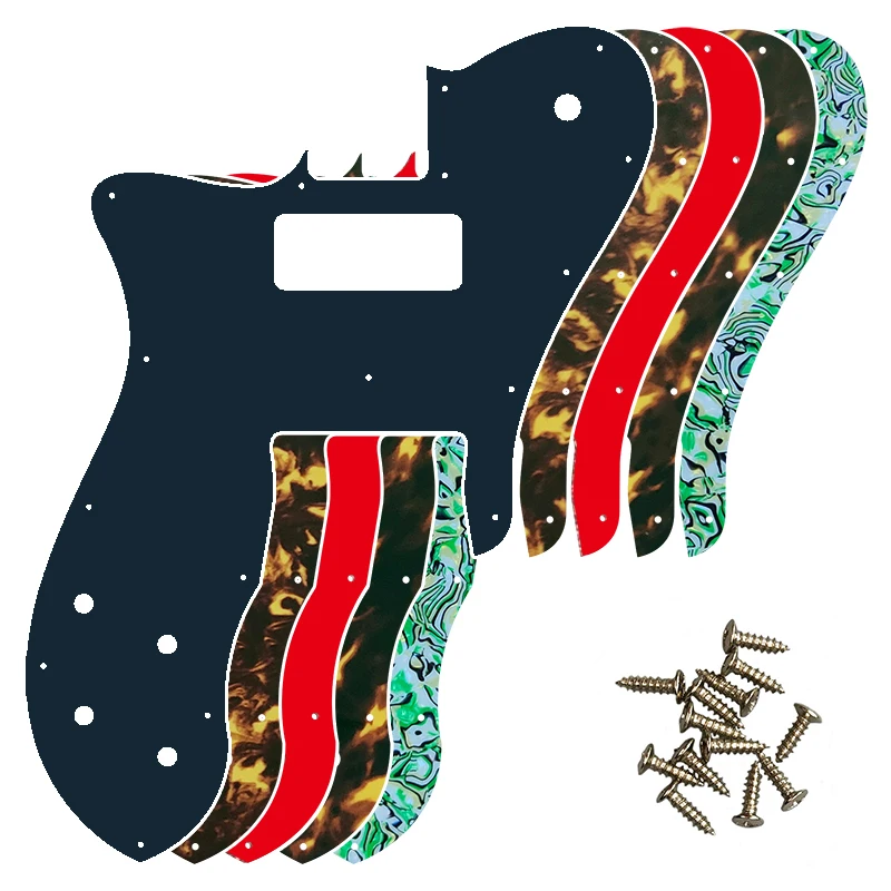 Pleroo Custom Guitar Plates - For Left Handed '72 Custom RI Tele P90 Guitar Pickguard Scratch Plate Multicolor Options