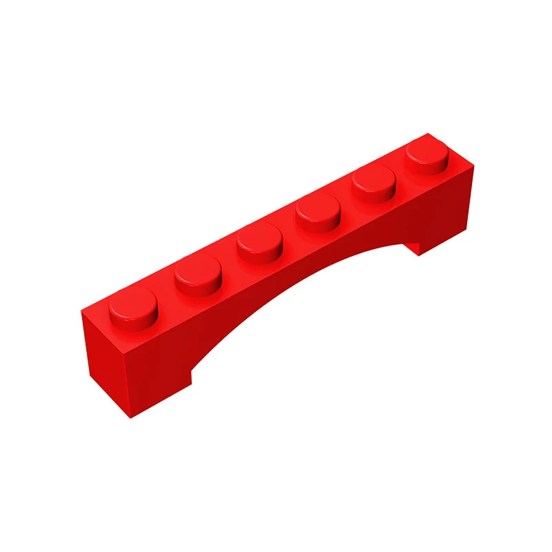 MOC PARTS GDS-679 BRICK 1X6 W/INSIDE BOW compatible with lego 92950 children's toys Assembles Building Blocks Technical