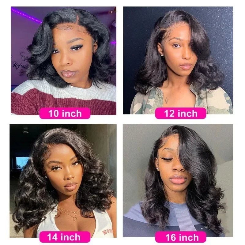 13 x 4 Transparent Lace Frontal Closure Body Wave 100% 12A Unprocessed Brazilian Virgin Human Hair 150% Density Natural Color