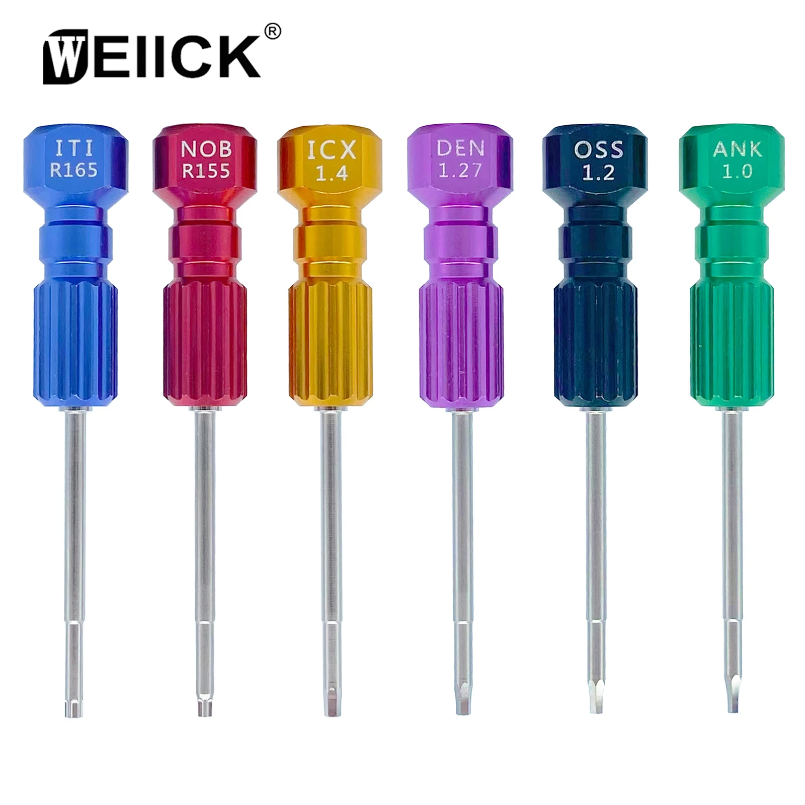 

WellCK Dental Implant Screw Driver Stainless Steel Micro Screwdriver with Handle for Implants Drilling Tool Dentist Instrument