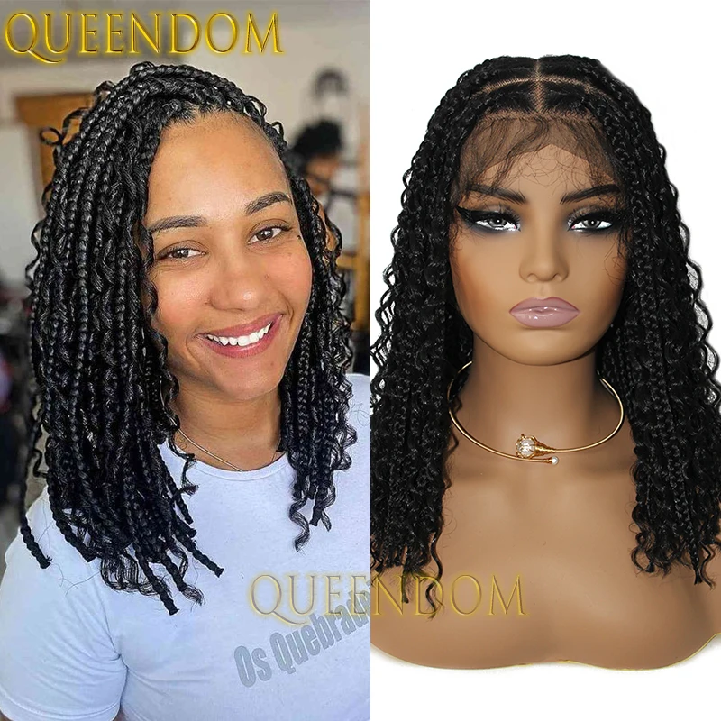 Full Lace Synthetic Dreadlock Box Braided Wig 12