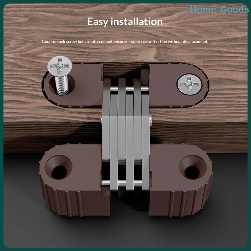 Cross Hidden-Hinges Plastic Iron Folding Door Table And Chair Cross Hinge Plastic Concealed Hinge Furniture Hardware Accessories