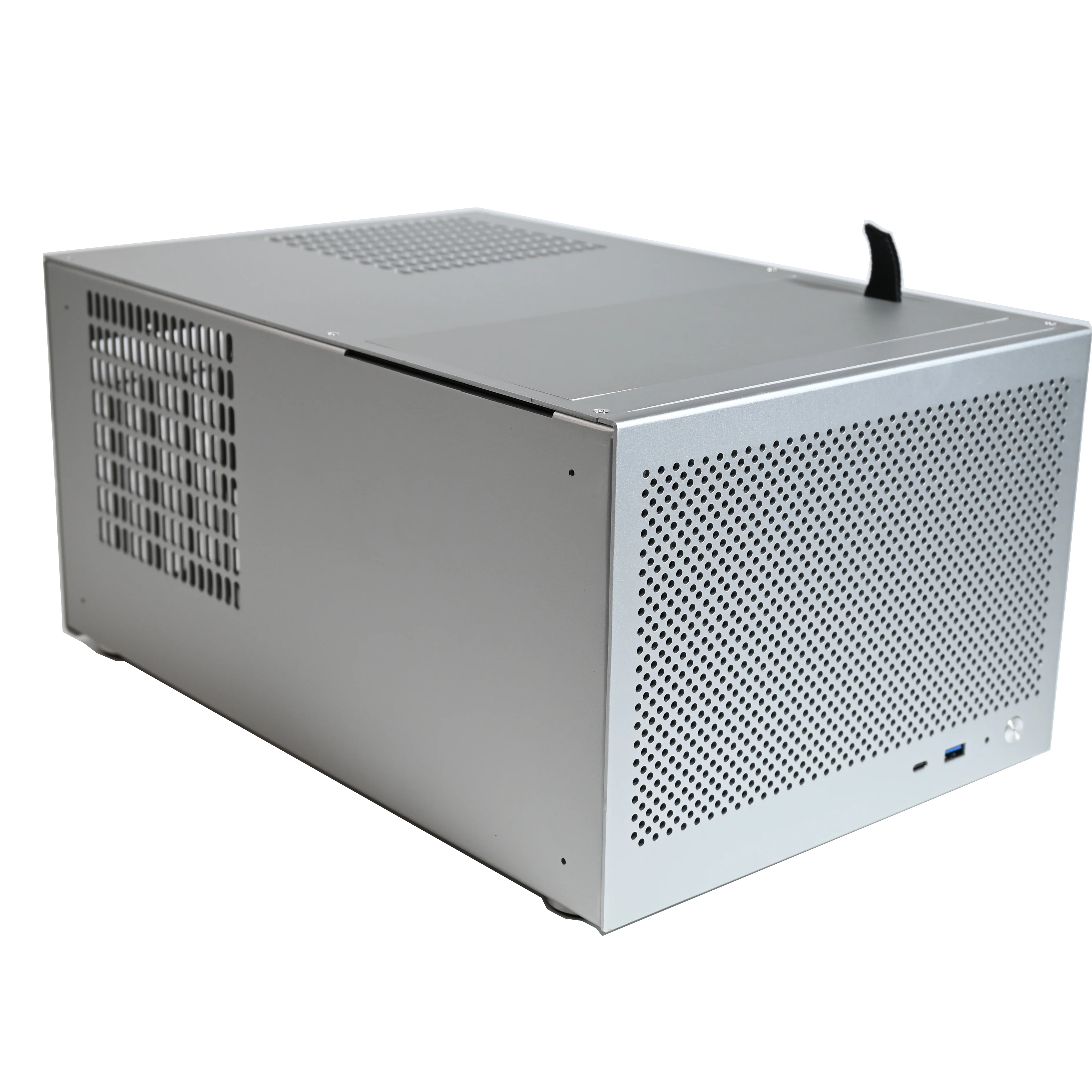 4‑Bay External Hard Drive Enclosure, 10Gbps High‑Speed Storage Dock for 3.5‑Inch SATA Hard Drives Data Expansion Housing