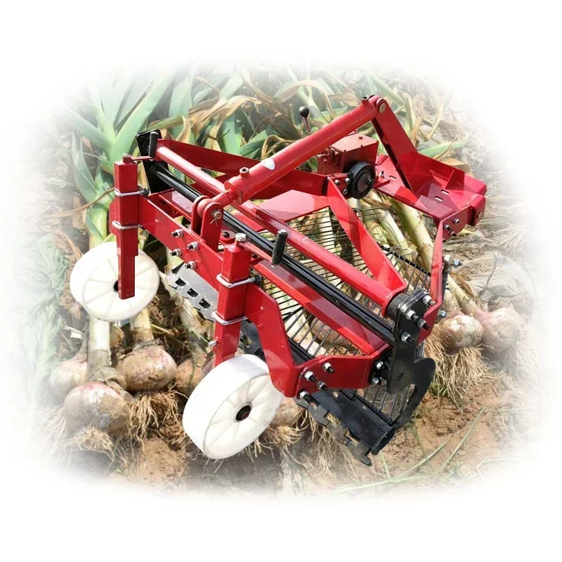 Convenient Semi Automatic 6 Row Garlic Digger Garlic Harvesting Machine