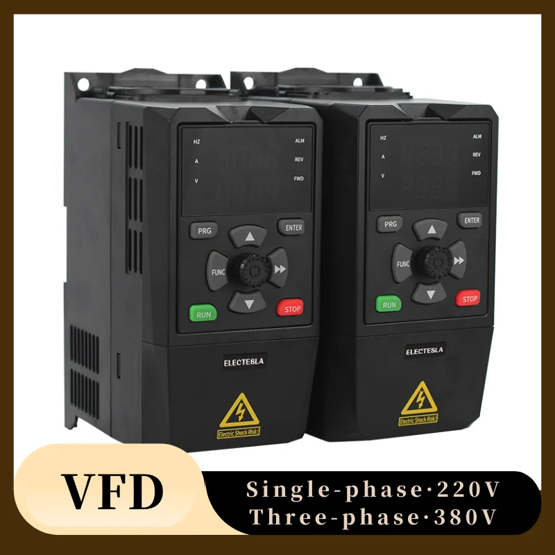 Vector Control Vfd Drive Variable Speed Controller for Single Three Phase Asynchronous Motor 220V 380V