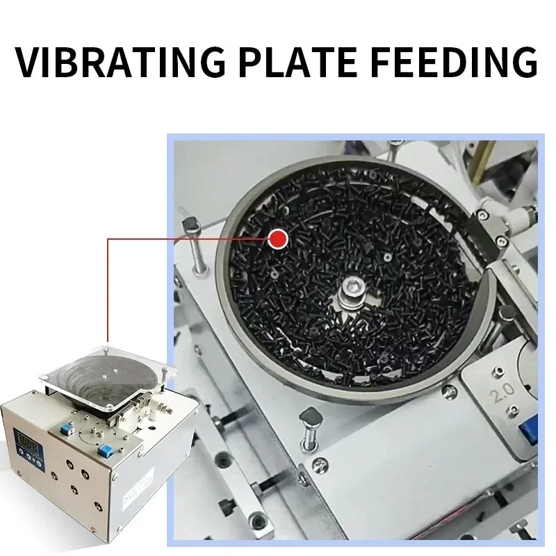 Fully automatic screw feeder Vibration plate feeder Small automatic screw machine Direct vibration 120PCS/minute
