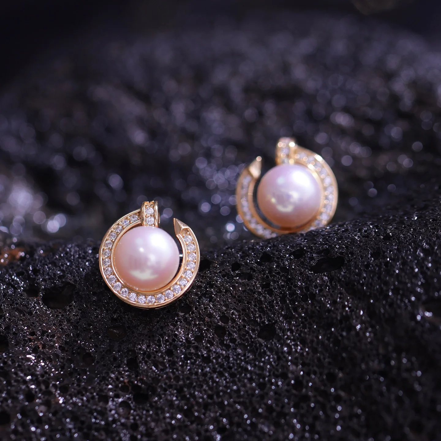 S925 Sterling Silver Earrings Base Findings Mountings Jewelry Mounts Fittings Accessories for 7-9mm Pearls 3 pairs/lot