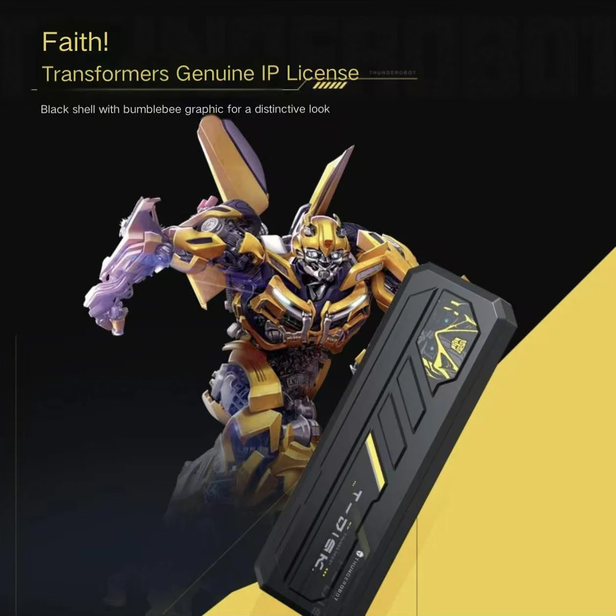 THUNDEROBOT M.2 NVME Enclosure USB3.1 Gen2 Type C 10Gbps NVME SSD Enclosure for 2230/2242/2260/2280 SSD M/B+M Key External Case