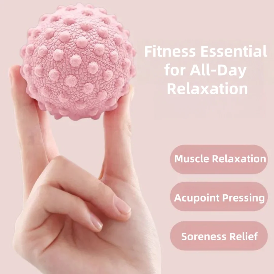 1PC Fascia Massage Ball  for Neck Shoulder Back Waist Foot Pain Relief  Yoga & Fitness Muscle Relaxation Tool Portable Durable