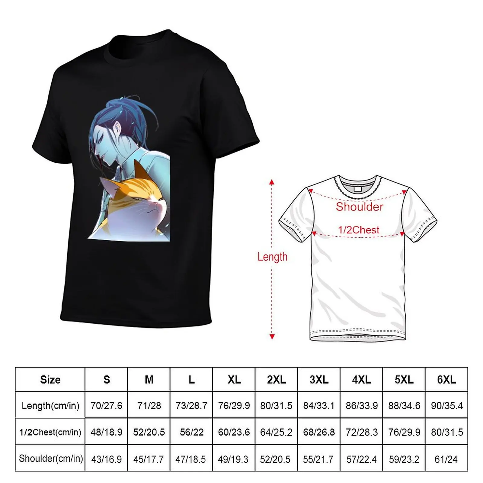 Eleceed kayden T-Shirt anime t shirts oversize T-Shirt