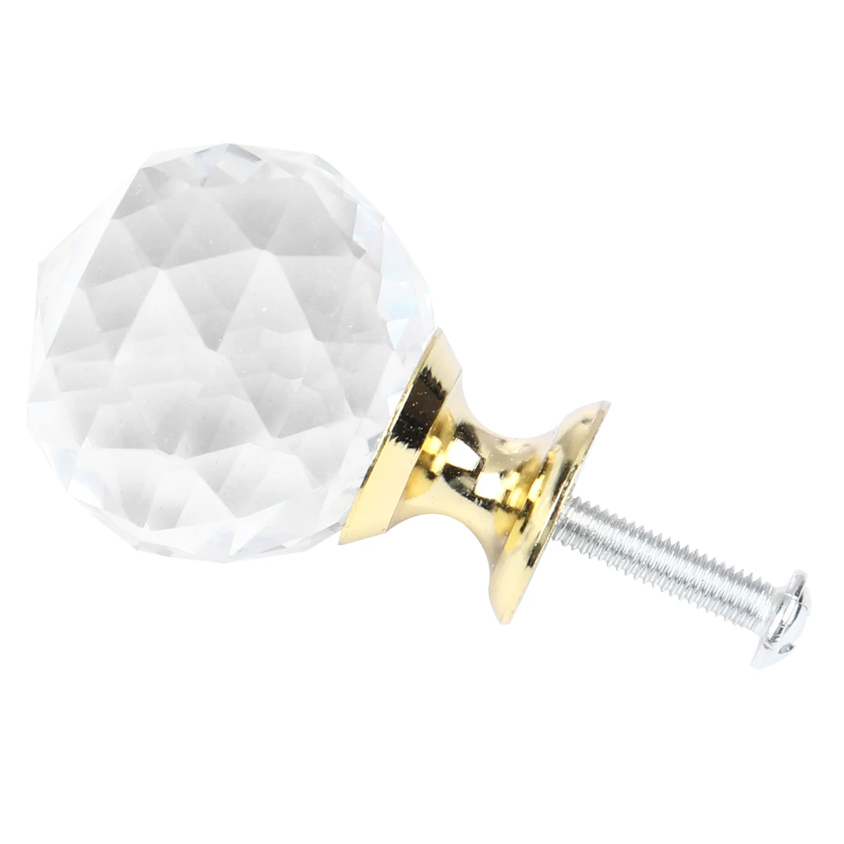 

10Pcs Golden Crystal Drawer Knob Premium Cabinet Handle Easy Install Furniture Upgrade Replacement for Door Dresser Chest