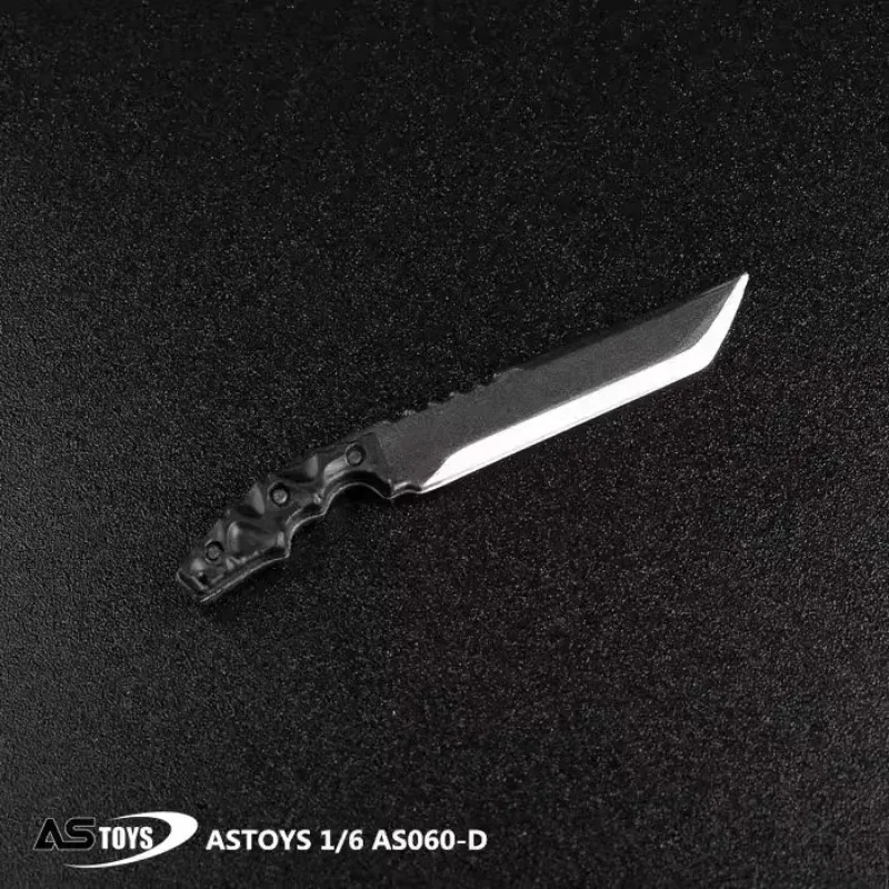 Em estoque as060 1/6 escala tático punhal faca militar longo curto punhal modelo para 12in soldado figura de ação arma acessório