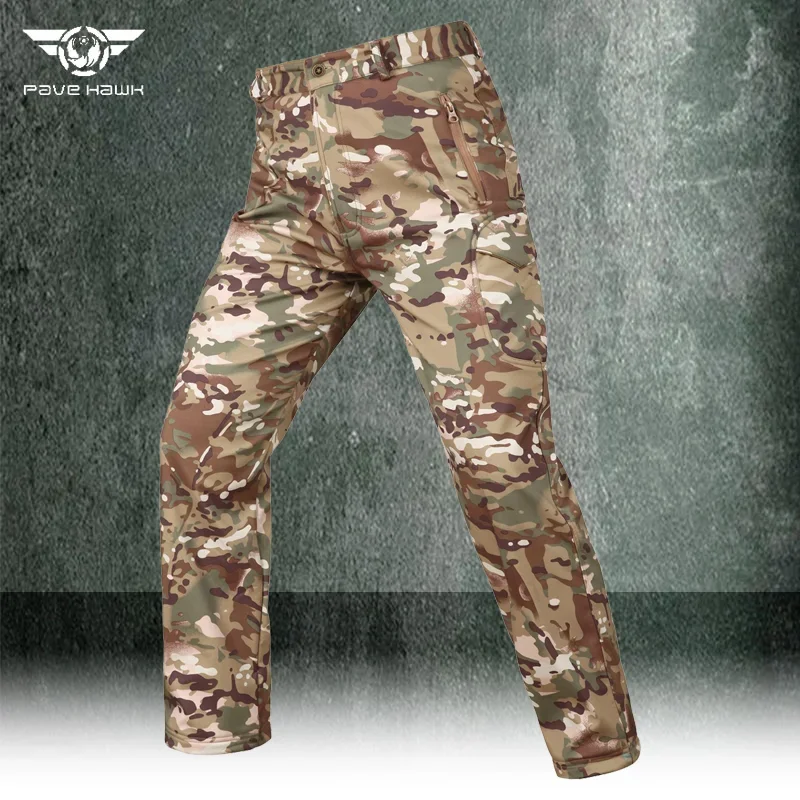 

Military Camouflage Tactical Pants Man Outdoor Ripstop Cargo Pant Army Multi-pocket Wear-resistant Trousers Hunting Battle Pants