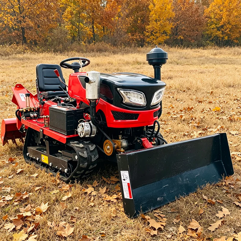 

Customized Powerful Crawler Rotary Tiller, Small Micro Tiller & Ride-On Plowing Tractor for Farmland Cultivation