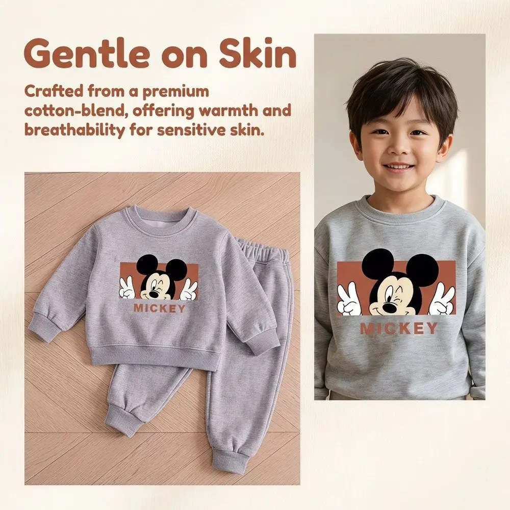 Spring Autumn Boys Casual Sweatshirts Sets Kids O Neck Tops and Sport Pants 2pcs Sets Children's Comfortable Outdoor Clothes