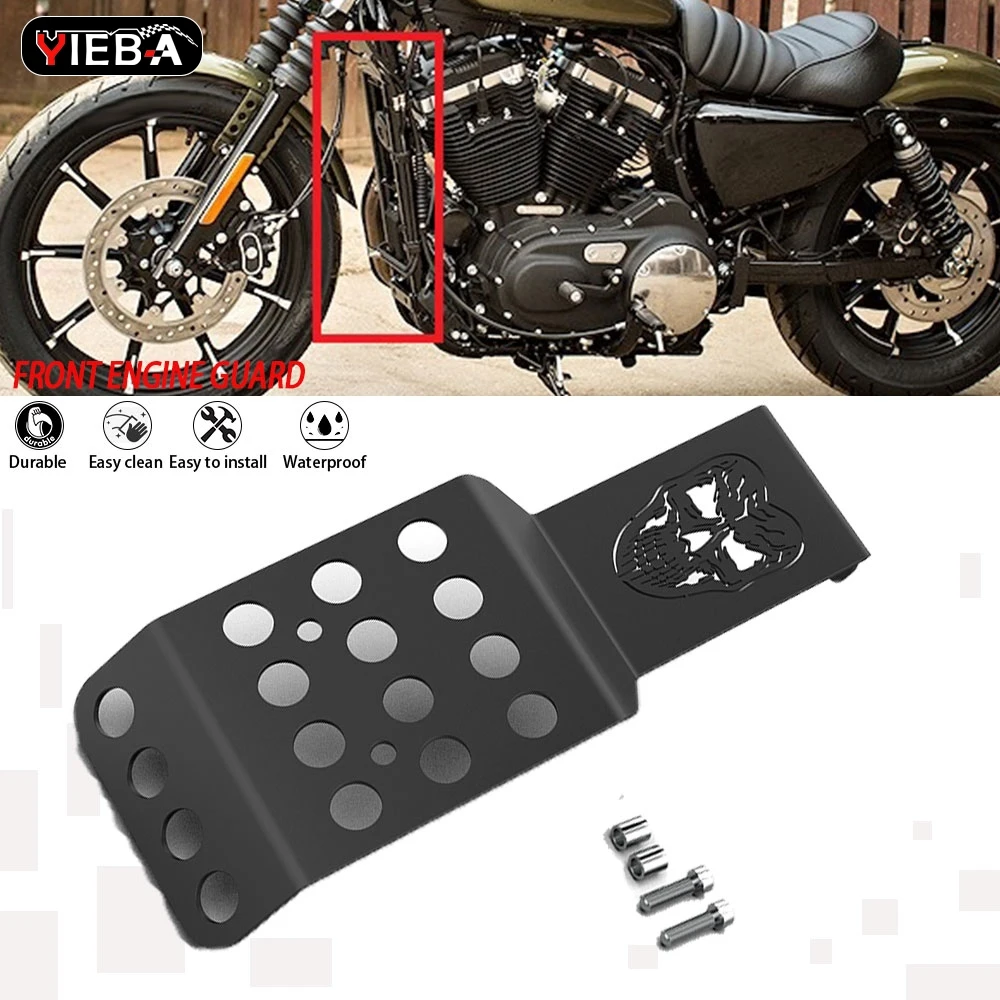 

Motorcycle Parts For Har*ley Sportster Iron XL 883 1200 48 72 All Models Engine Guard Protector Lower Chin Fairing Spoiler Cover