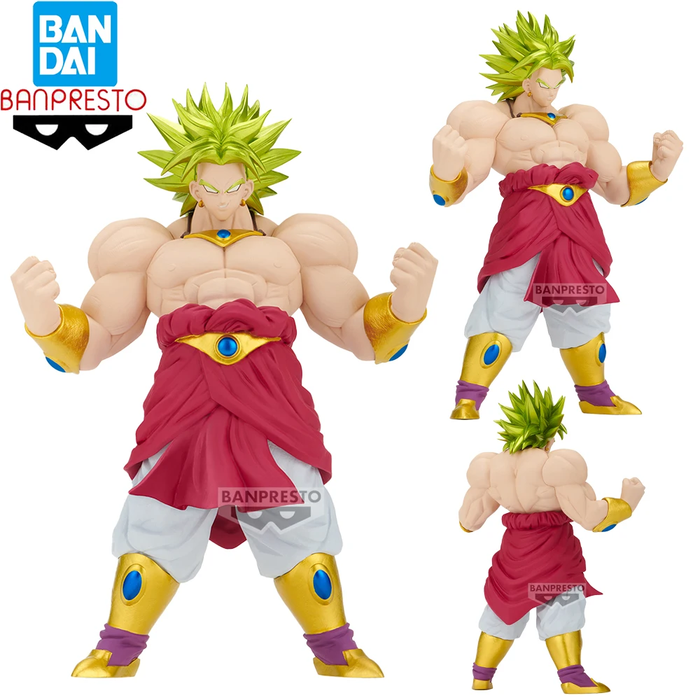 Pre Sale Original Bandai Banpresto Blood of Saiyans Dragon Ball Z Broly Collectible Model Toys Table Decoration Figures