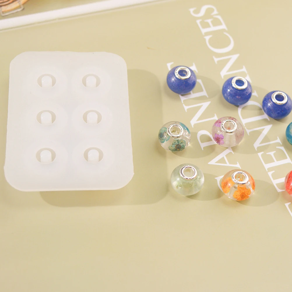 

3 Pcs Spherical Pendant Mold Silicone Epoxy Creative Jewelry Simple Reusable Molds for Handmade Gifts