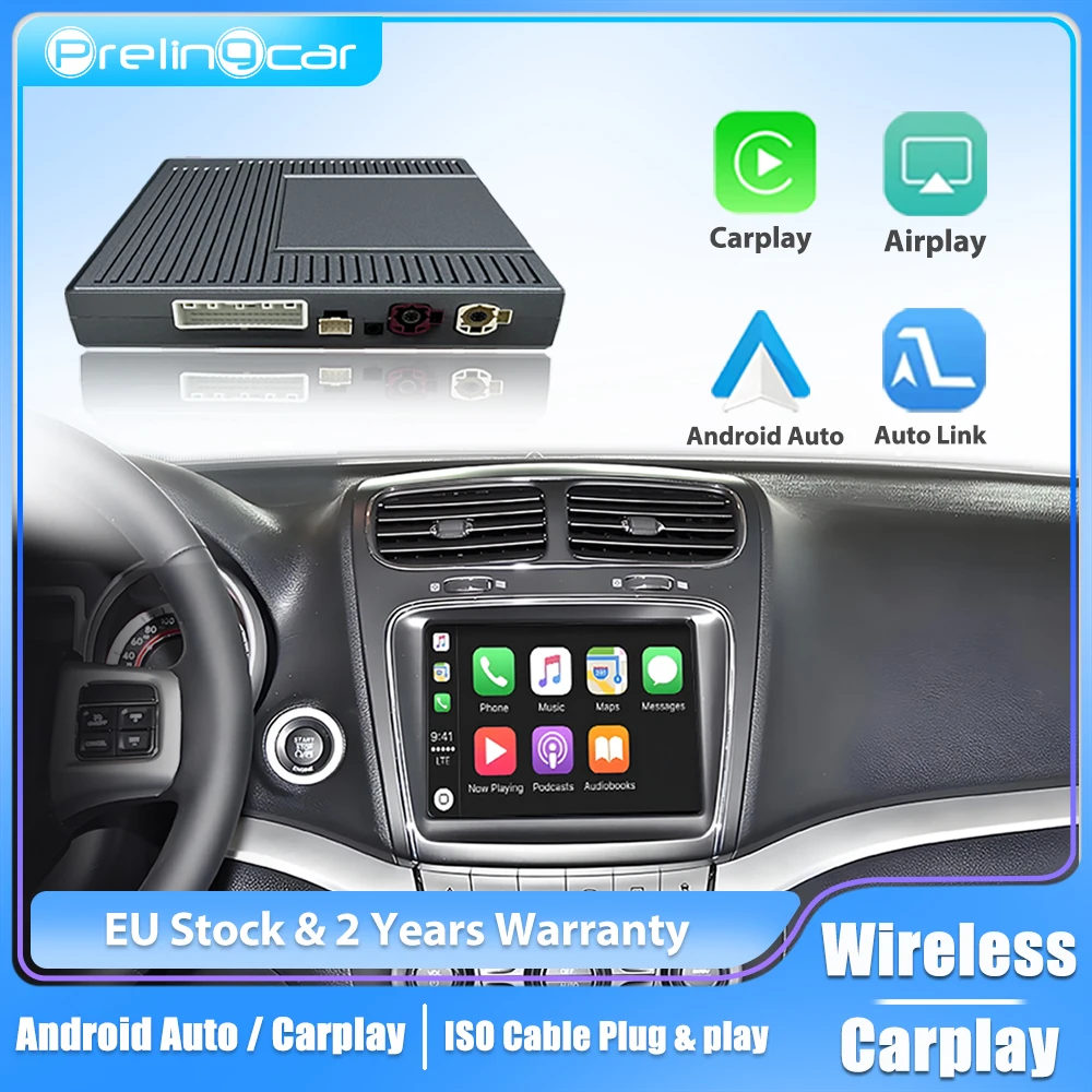 Wireless CarPlay For FIAT & Dodge Journey(13-16)  JCUV AirPlay Android Mirror Link  CarPlay Function