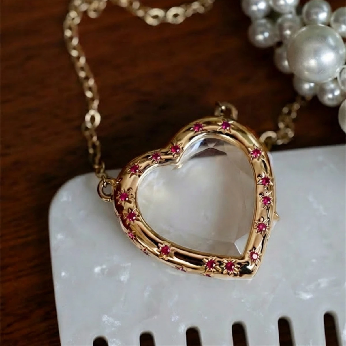 Transparentes Glas-Design zum Öffnen und Schließen, DIY niedliche personalisierte Halskette, einfaches und vielseitiges Accessoire – Detail 4