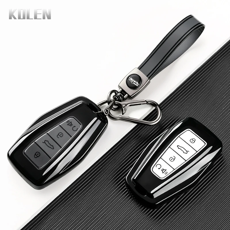 New TPU Car Remote Key Case Cover For Geely Emgrand Global Kulrey Hawk GX7 Okavango NL3 SUV GT GC9 Coolray X6 X7 EX7 Geometry C