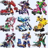 Metal Cardbot Transforming Mecha Robot Car Toy HEAVY IRON BLACK HOOK Trailer Cargo Truck Action Figure Transformation Model Gift