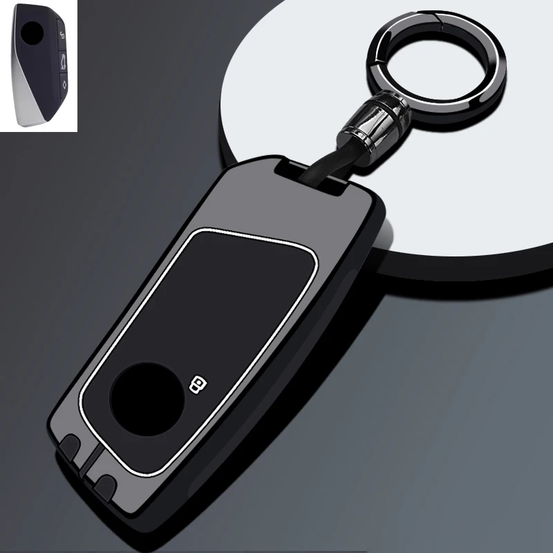 

ICAR For BMW 2024 New X5 Key Cover X1/x6/x7 Car Key Case Shell 5 Series 3 Series Ix New 7 Series 740 735Li Buckle XM Accessories