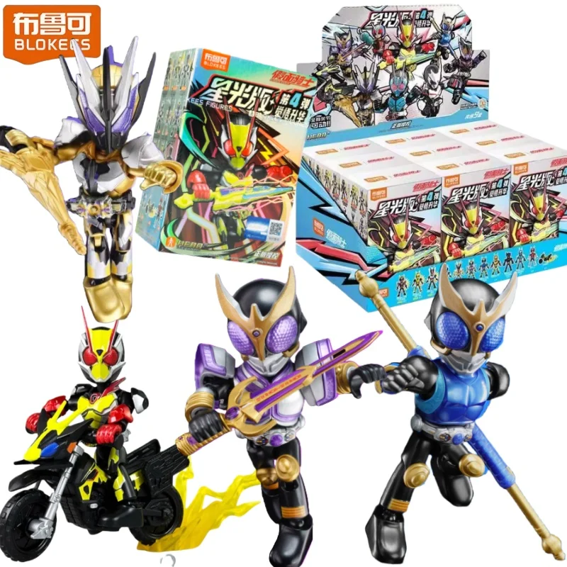 

Строительные блоки BLOKEES Kuuga Zero-One Kamen Rider Starlight 4-е издание, модель кирпича, модная настольная собранная игрушка, идея, подарок