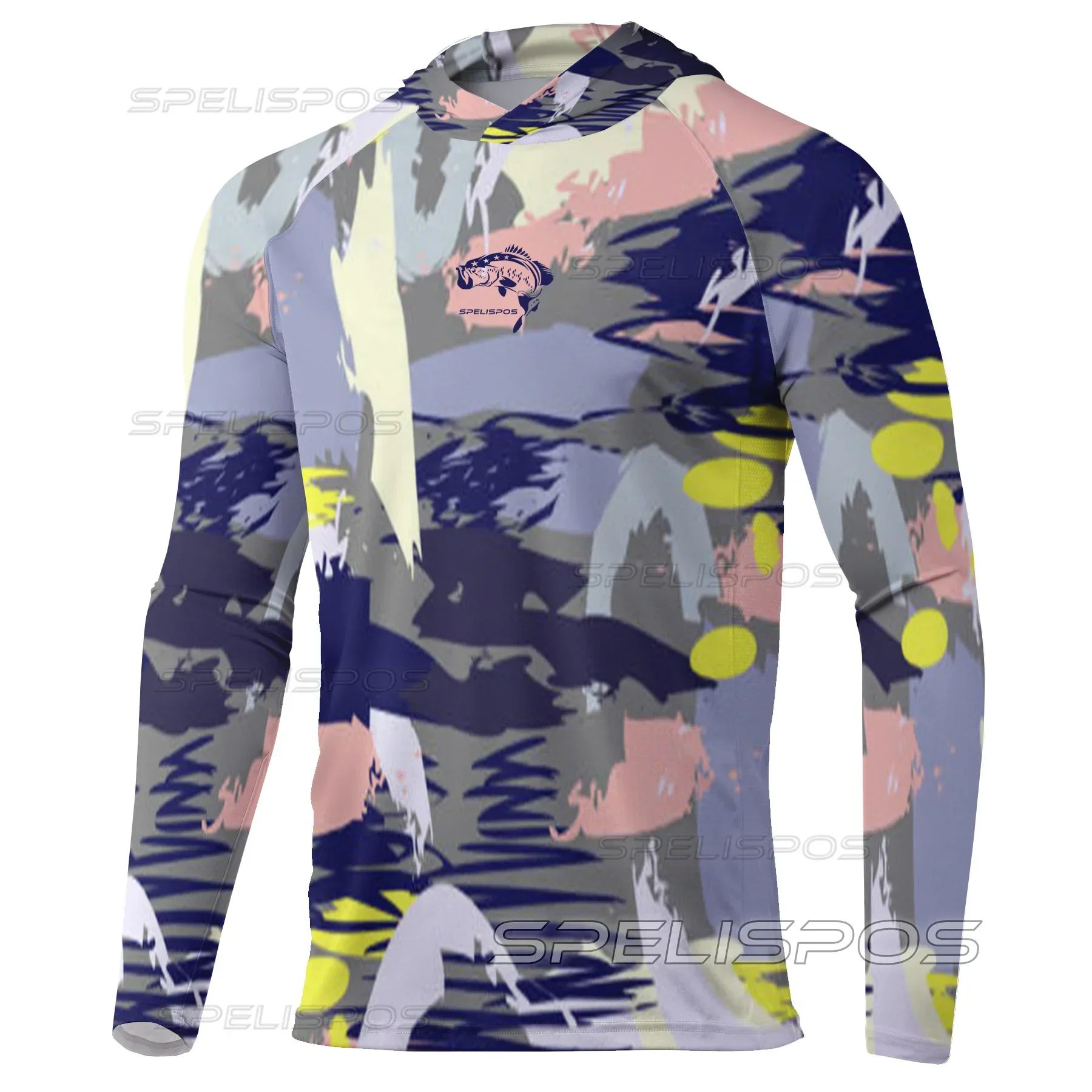

Fishing Shirts Jersey Anti-UV Yacht Sea Fish Hoodies Maillot Beach Gear Lightweight UPF50+ Sun Protection Angling Tops Wear Hood