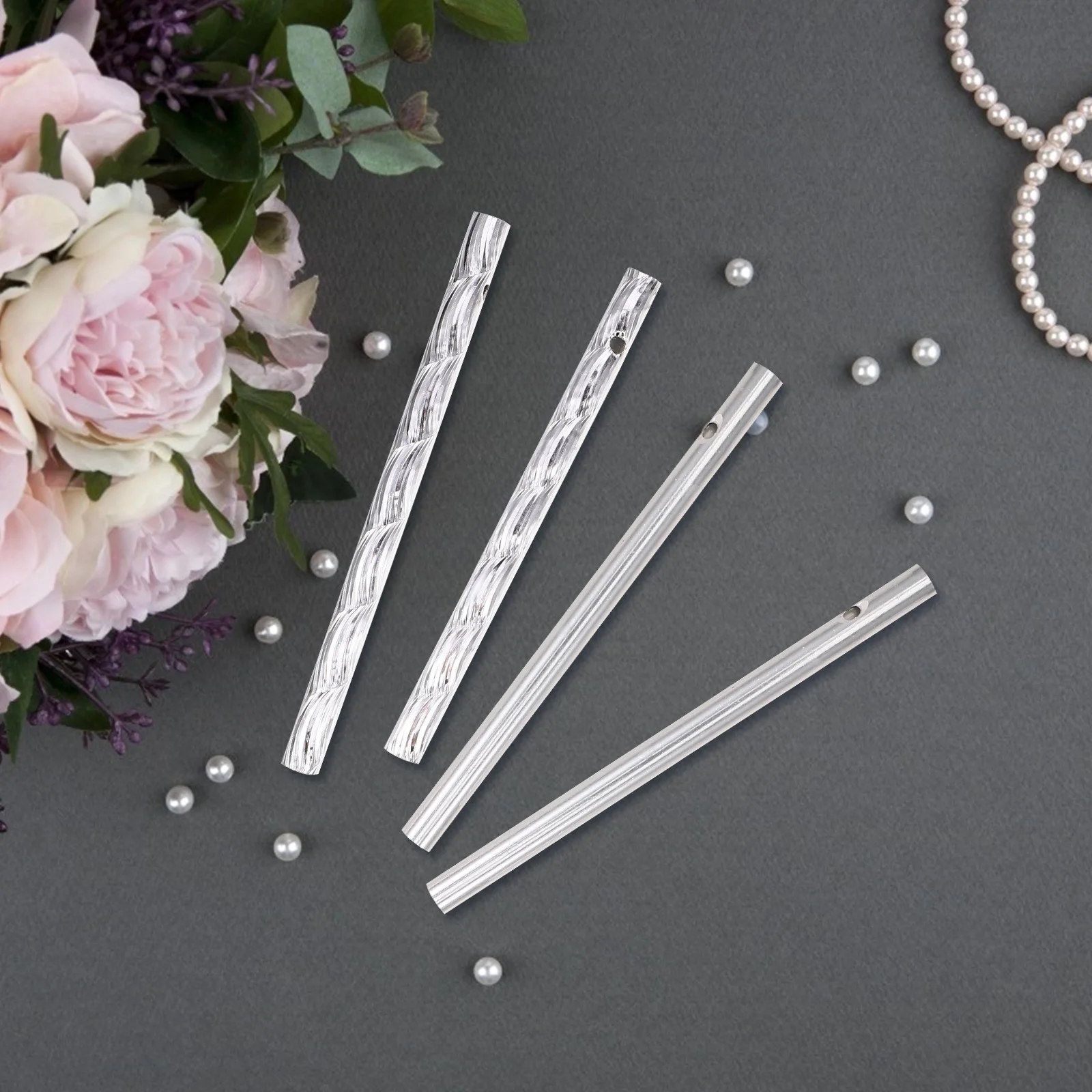 

1 Set Of Aluminum Tubes Diy Metal Pipes For Garden Patio Decorative Hanging Ornament Wind Chime Replacement Parts Wind Chime