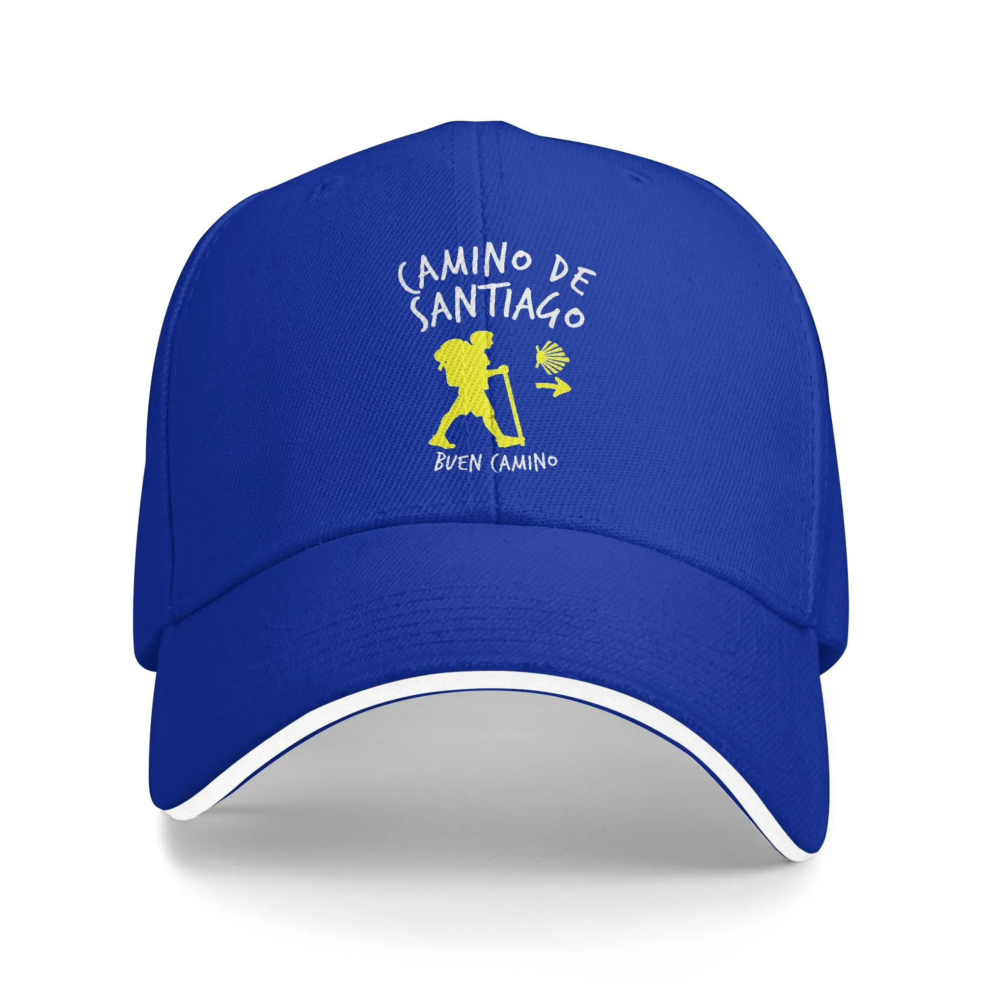 El Camino de Santiago Compostela Buen Camino Gorras tipo sándwich Gorra de béisbol Gorras snapback Gorra trucker Gorra de trabajo Gorra ajustable estilo papá