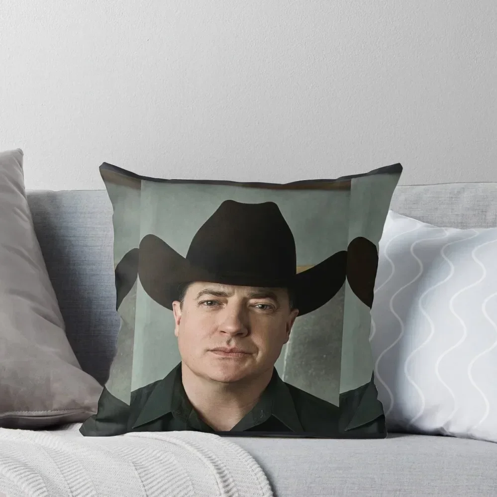 Brendan Fraser Throw Pillow Pillowcase pillow cover luxury pillow