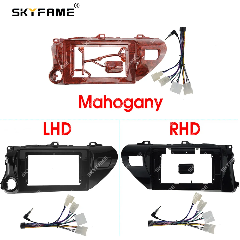 

SKYFAME автомобильная рамка, лицевой адаптер, Android радиоприемник, комплект панели для установки приборной панели для Toyota Hilux Revo Vigo IMV