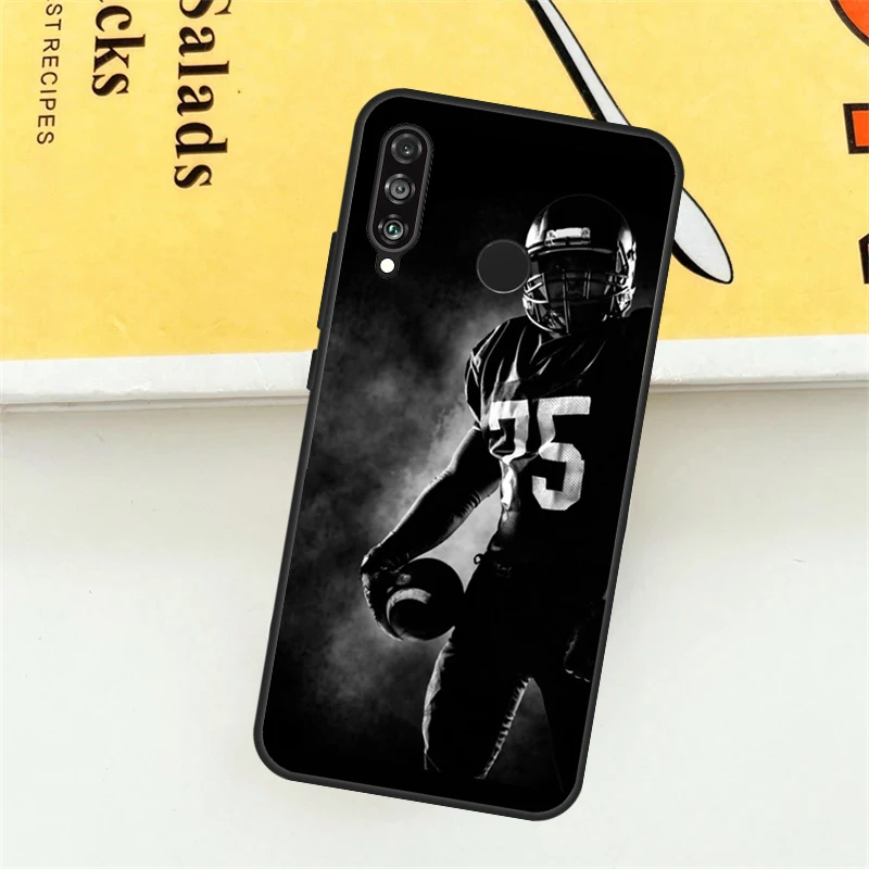 American Football Case For Huawei P30 P20 P40 Lite Nova 11 Pro 9 10 SE 5T 3i 7i 11i Y60 Y70 Y90 Y61 Y91 Cover