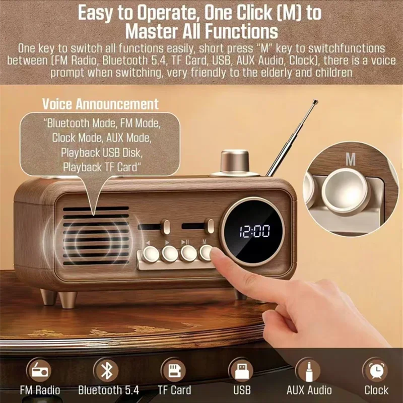 Высокое качество ностальгический ретро желчная машина атмосферная лампа Bluetooth динамик USB-накопитель карты радио портативный громкий громкость сабвуфер