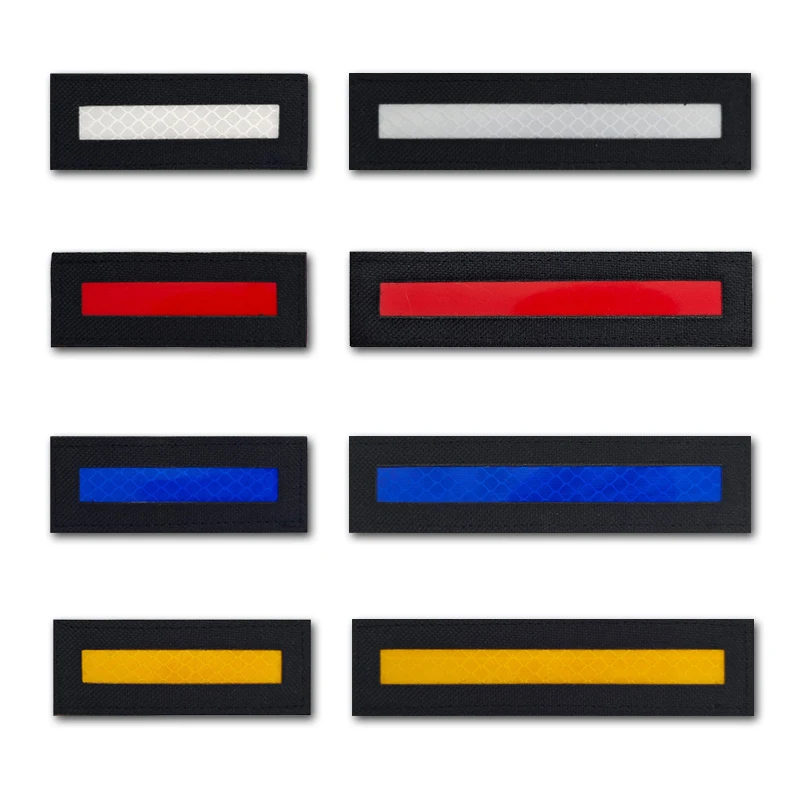 IR laser reflective strip Infrared Patch Tactical Luminous warning eye catching identification Badges For Clothing Hat Backpack