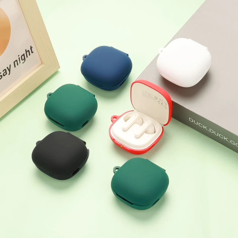 

Must-Have Silicone Case For QCY Buds QT43 – Anti-Drop Dustproof Cover Bluetooth Earphone Charging Case