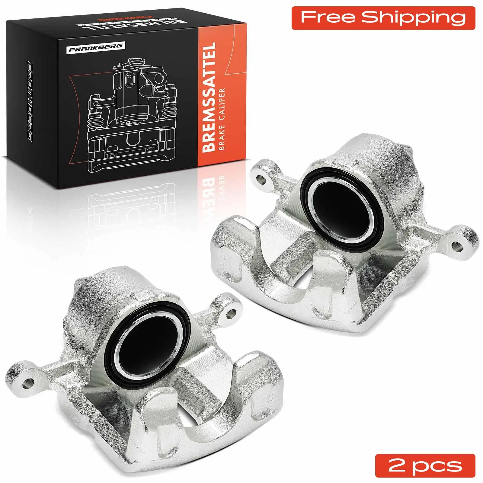 Frankberg 2x Remklauw Vooras voor Hyundai i20 PB PBT 1.1L 1.2L 1.4L 1.6L 2008-2014 581901JA10 581301 J100 581101 J100