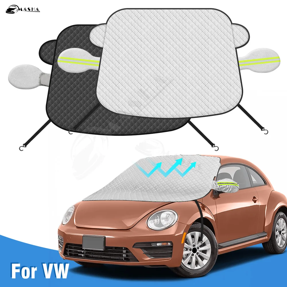 

Для Volkswagen VW Beetle 9K 2K 2008-2024 2025 лобовое стекло автомобиля козырек от солнца для автомобиля магнитная крышка переднего лобового стекла