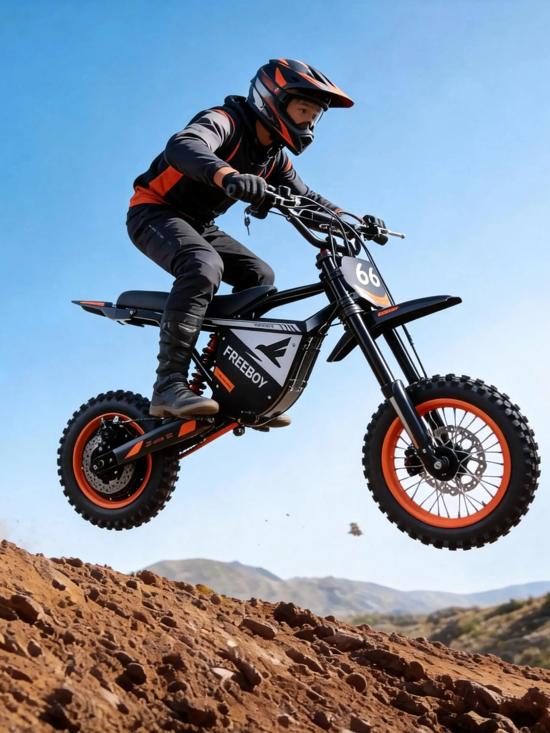 AliExpress FREEBOY Freeboy Y66 Adult Electric Bicycle 3000W Motor 48V30AH Lithium Battery Off-road Electric Motorcycle Hydraulic disc brake E-Bike