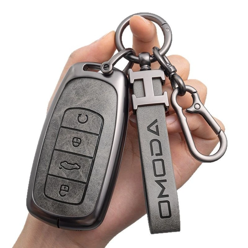 

Premium Zinc Alloy Key Cover Case for Chery Omoda 5/Tiggo 8 Pro/Tiggo 7 Plus/Tiggo 8 Plus/Arrizo 8 - Protective Key Fob Shell