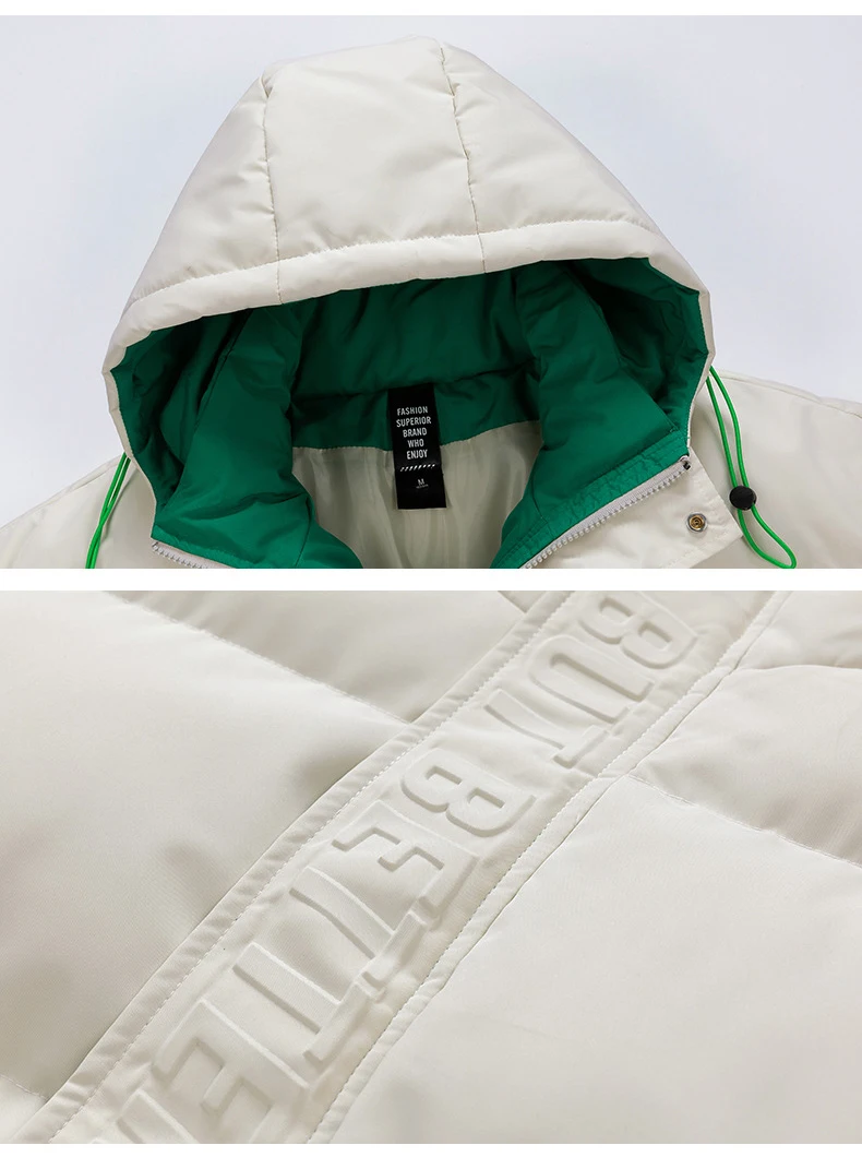 Men's Fashion Windbreaker Parka Winter Jacket Male Coat Men Streetwear Autumn Overcoat Windproof Casual Warm Hombre Outdoors