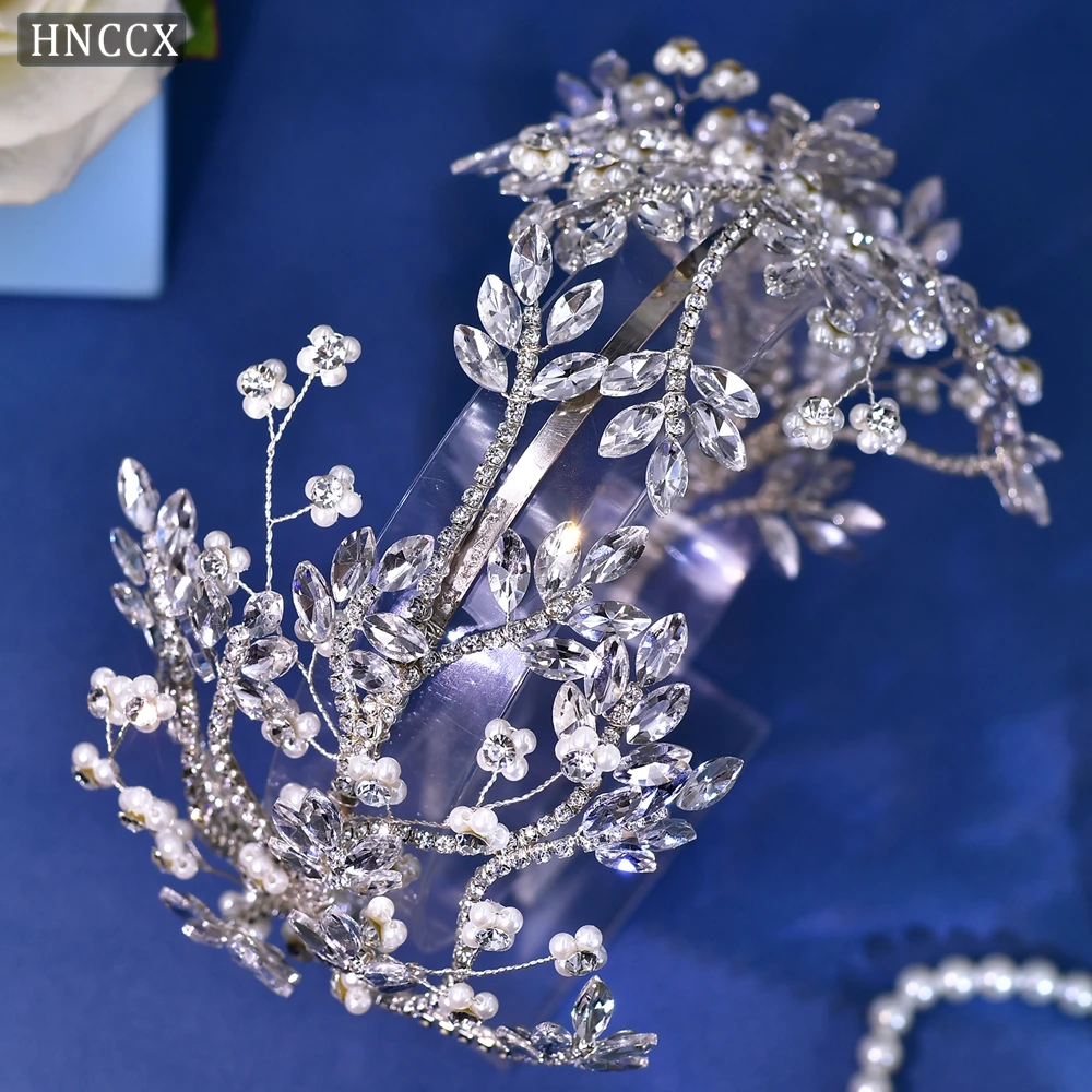 

Rhinestone Bridal Luxury Accessories Bridal Tiara Woman Headband Headpiece for Pageant Headdresses CP617