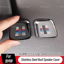 Stainless Steel Roof Speaker Cover for BMW All Series Microphone Interior for BMW 1/2/3/4/5/6 Gt 7 Series X1 X2 X3 X4 X5 X6