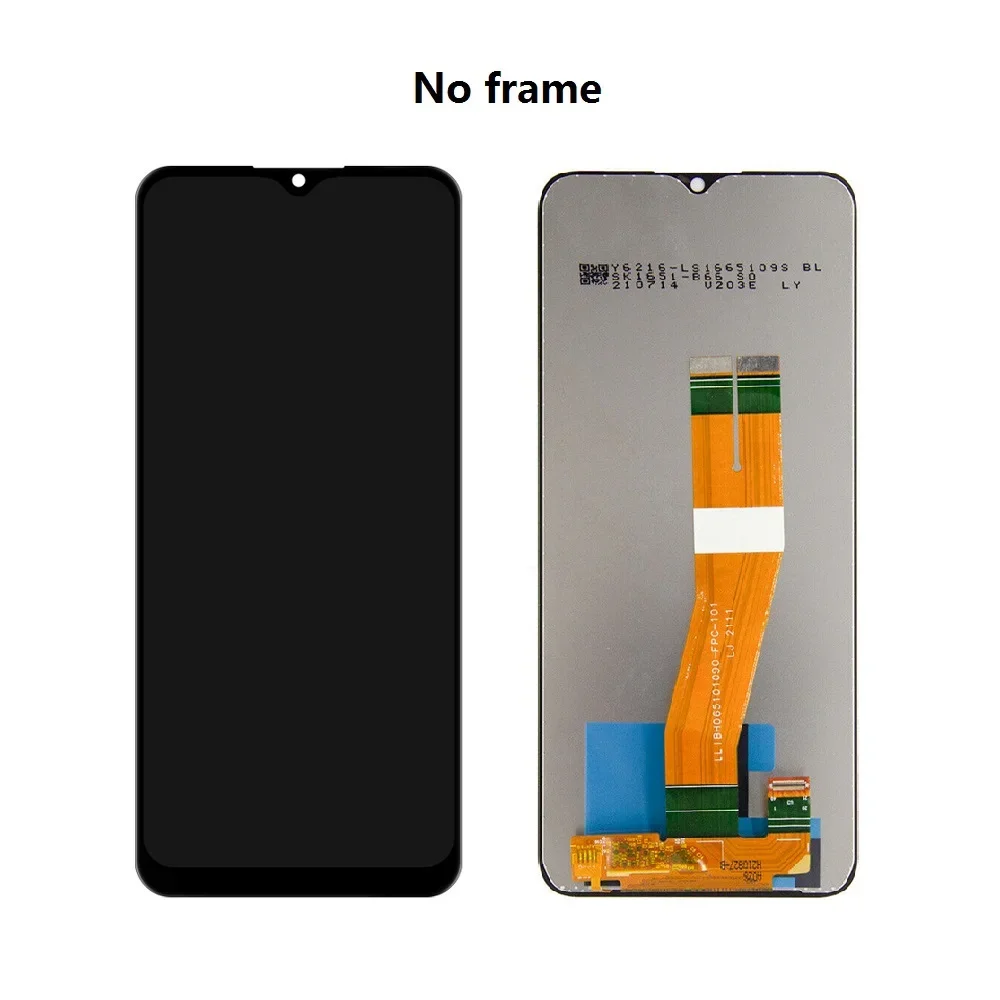 For Samsung Galaxy A03S SM-A03S/DS SM-A037G/DSN Display Screen Touch Lcd Digitizer Assembly Frame A037F A037G Replacement