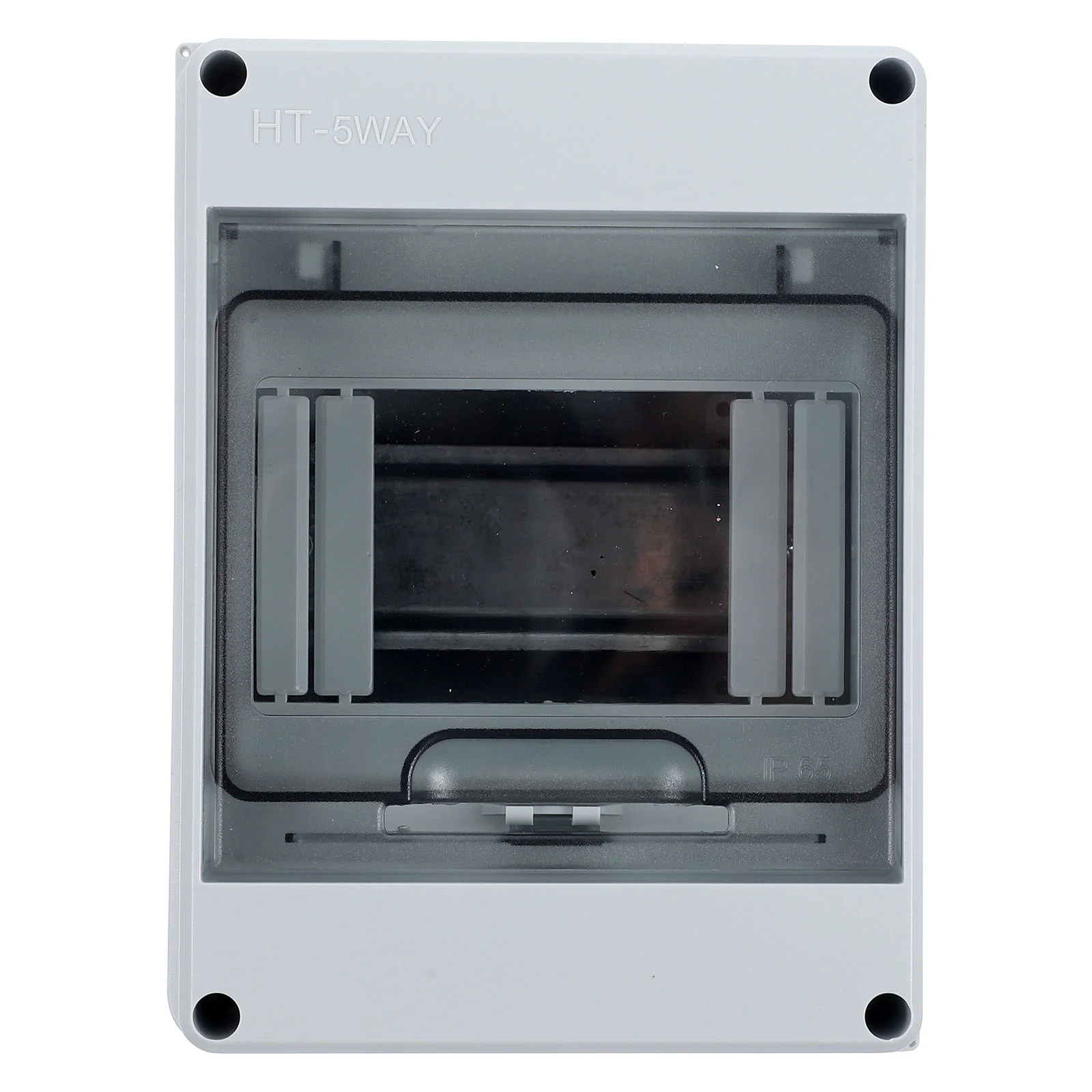 

2 Way Distribution Box Frosted Window Useful Electrical Boxes Socket Breaker Plastic PC Weatherproof